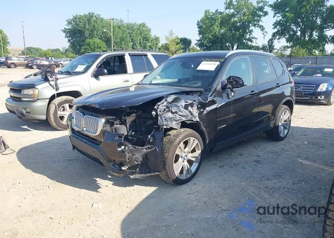 2016 BMW X3 xDrive28I z USA, uszkodzony, nr VIN 5UXWX9C5XG0D63709